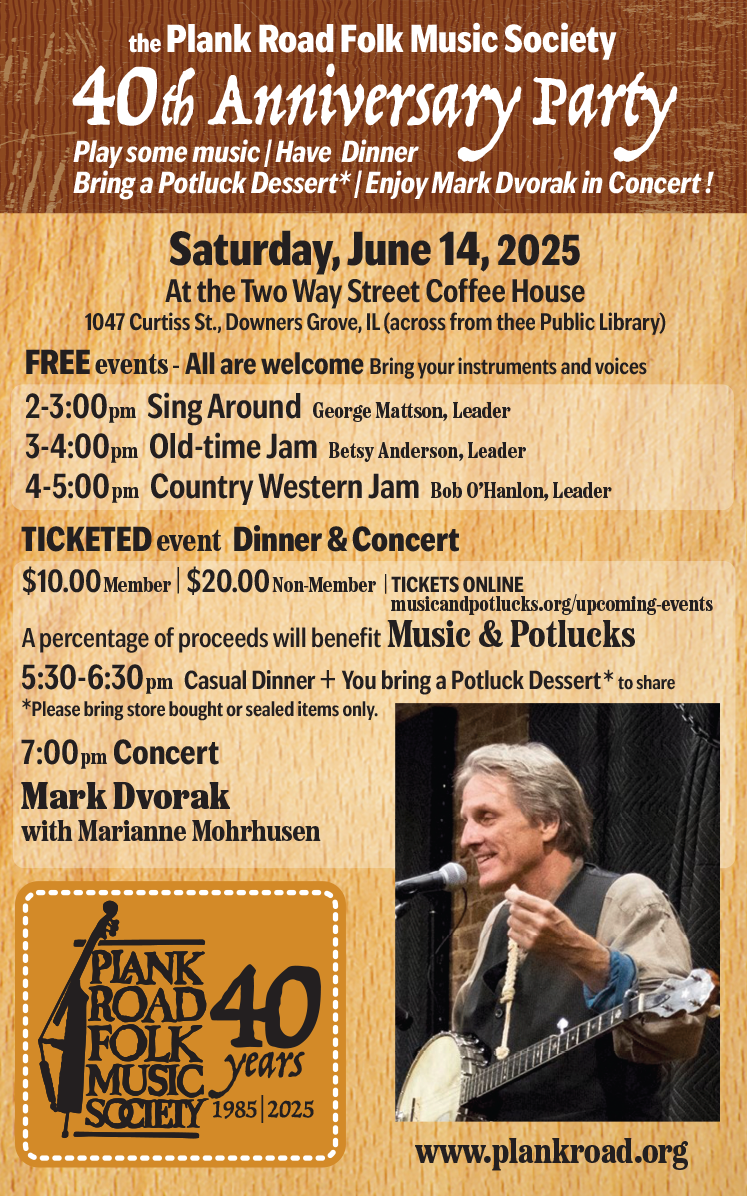 Plank Road 40th Anniversary Flyer